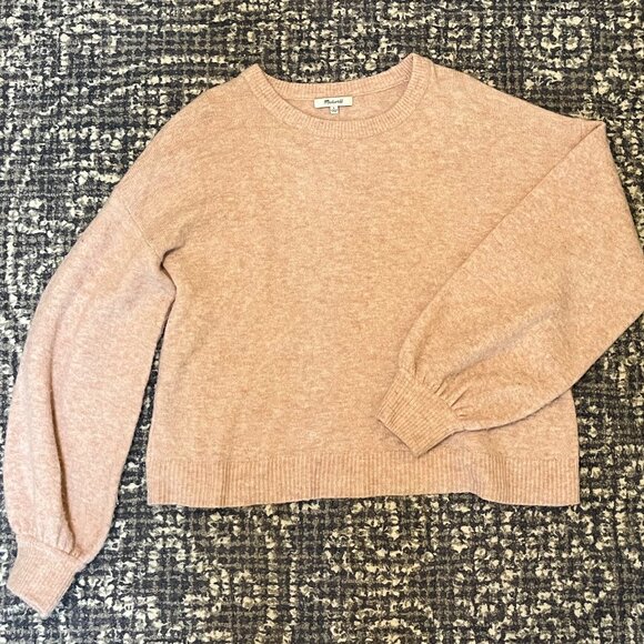 Madewell Sweaters - Madewell Gladwell Bubble Sleeve Pullover sweater size S